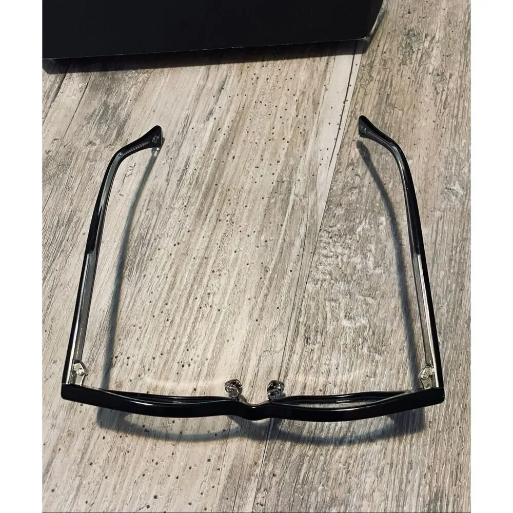 Zigi + Marais Modern Marilyn The Retro Edit Blue Light Blocking Black Eye Glasse